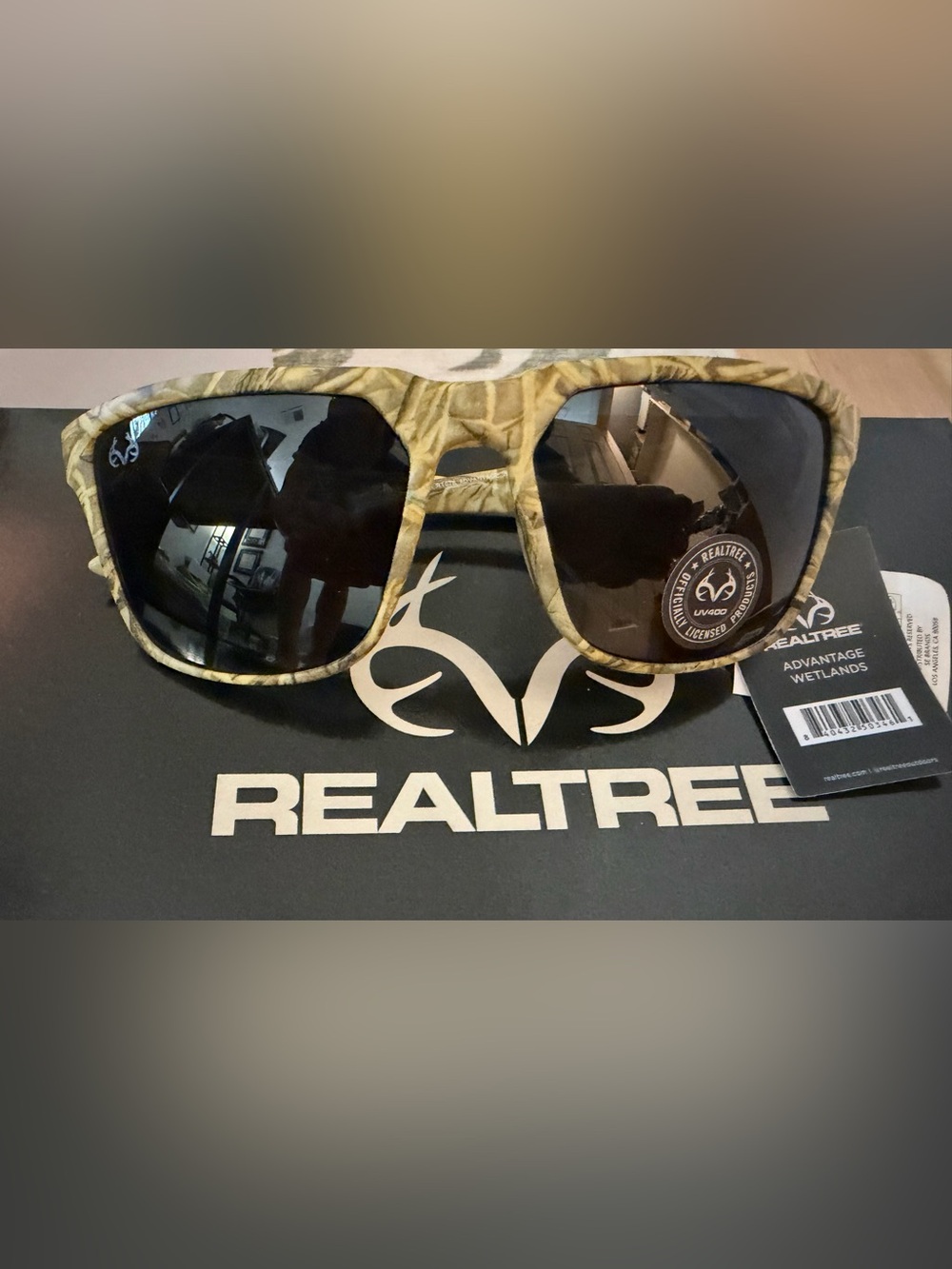 NWT Realtree Advantage Wetlands Camo Sunglasses | UV400 Outdoor Shades